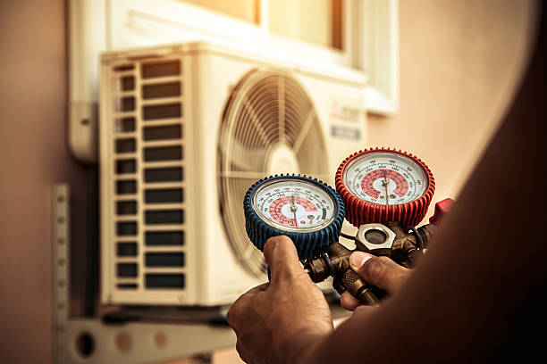 Professional Hvac Maintenance technician working in Yelm, WA